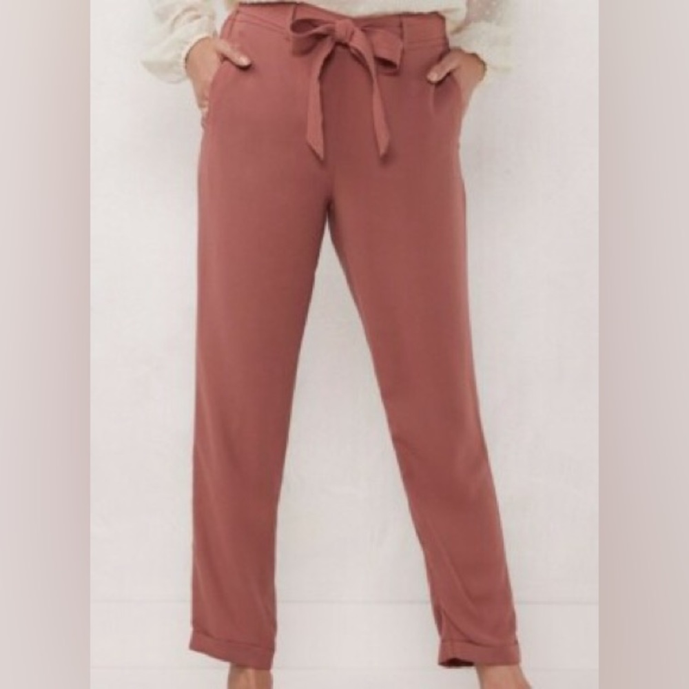 LC Lauren Conrad Brown Track Pants Joggers XL xtra large plus size Women